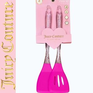 Juicy Couture Home 2-PC Glitter Infused Silicone Kitchen Utensil Set